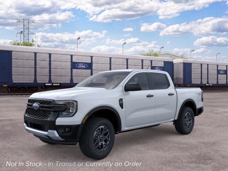 2026 Ford Ranger XLT in Oxford White — front three-quarter view