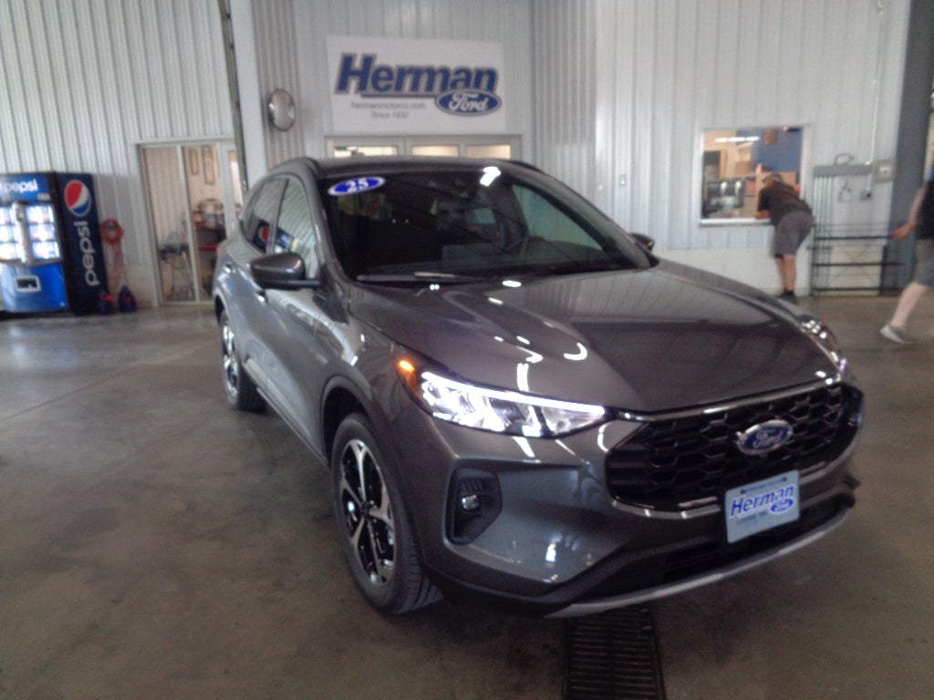 2025 Ford Escape ST Line Select in Gray — front three-quarter view