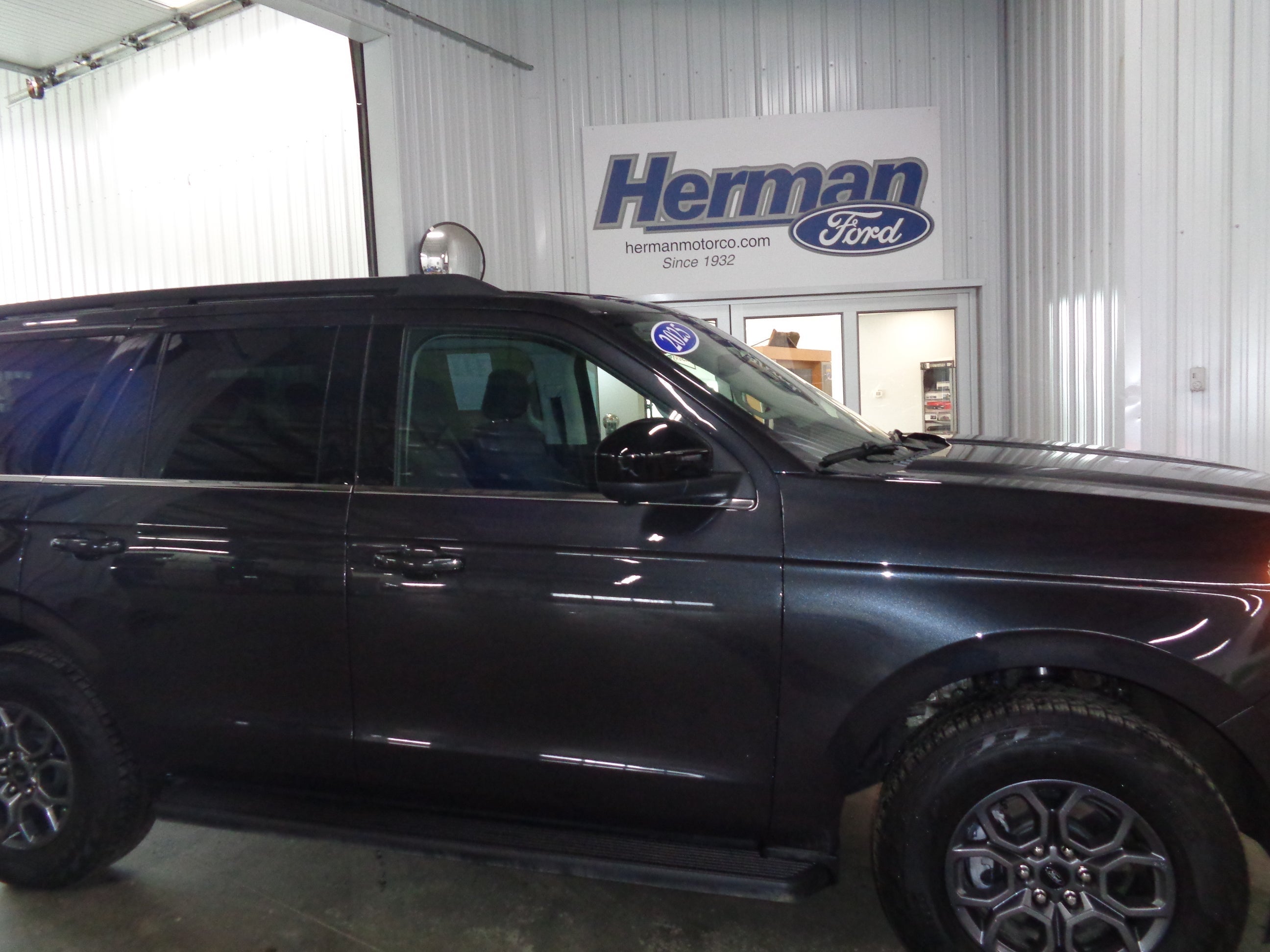 2025 Ford Expedition Active in Gray — front three-quarter view
